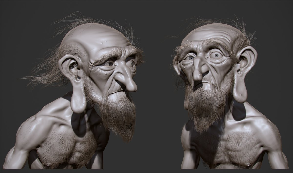 3d скульптинг в Zbrush