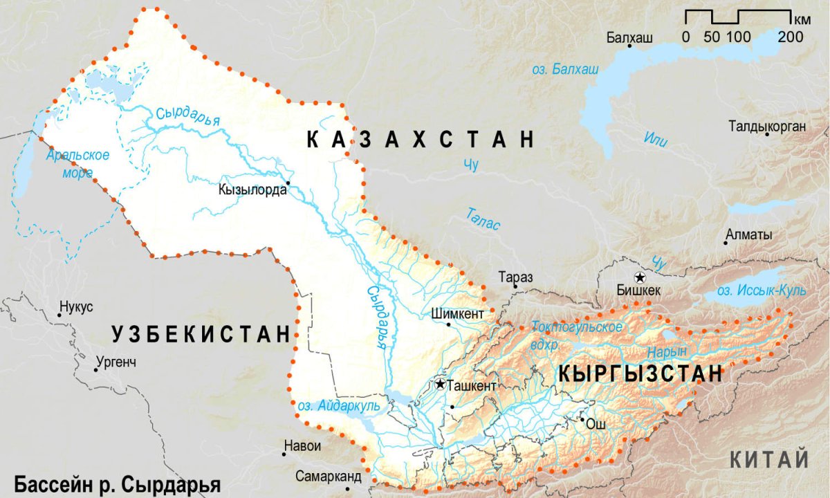 Бассейн реки Сырдарья