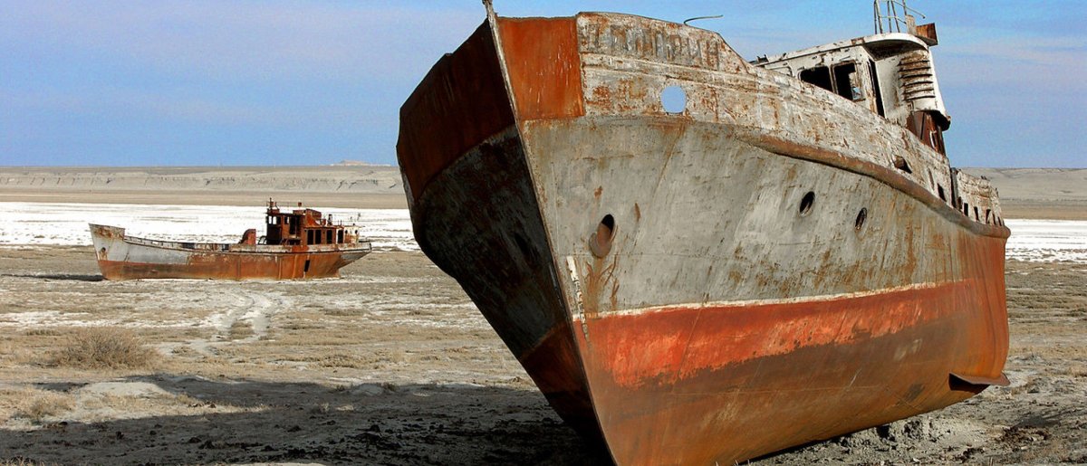Высохшее море Аральское море