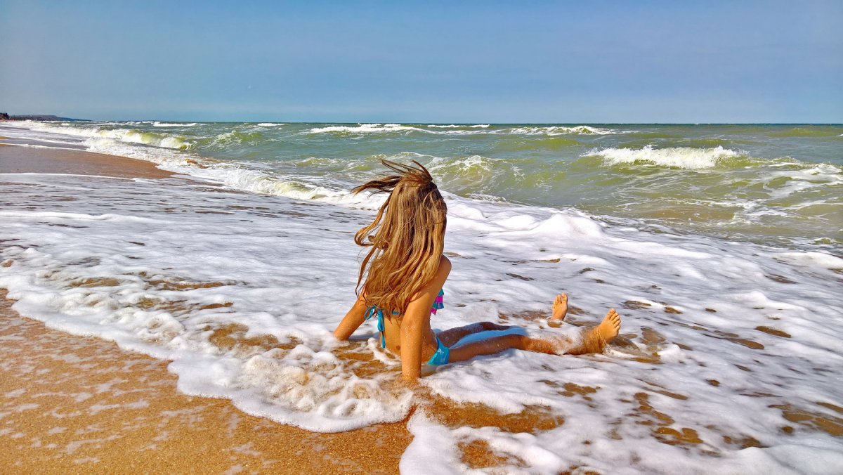 Море лето Азовское море