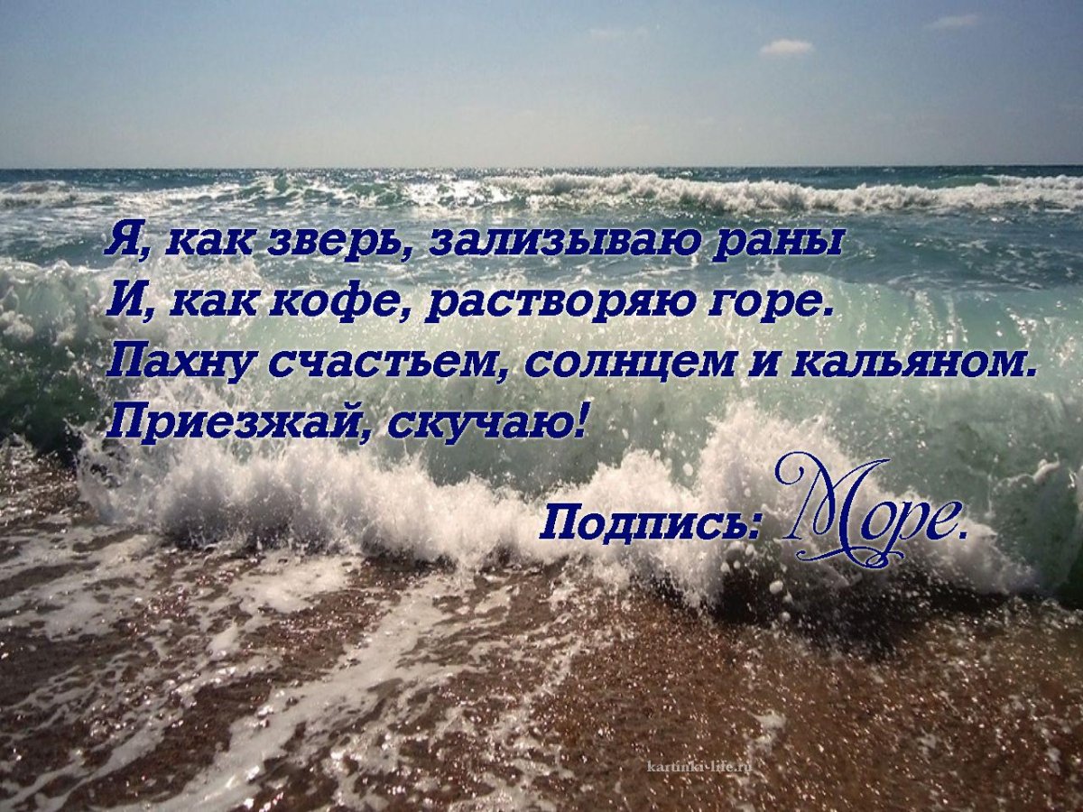 Море стихи цитаты