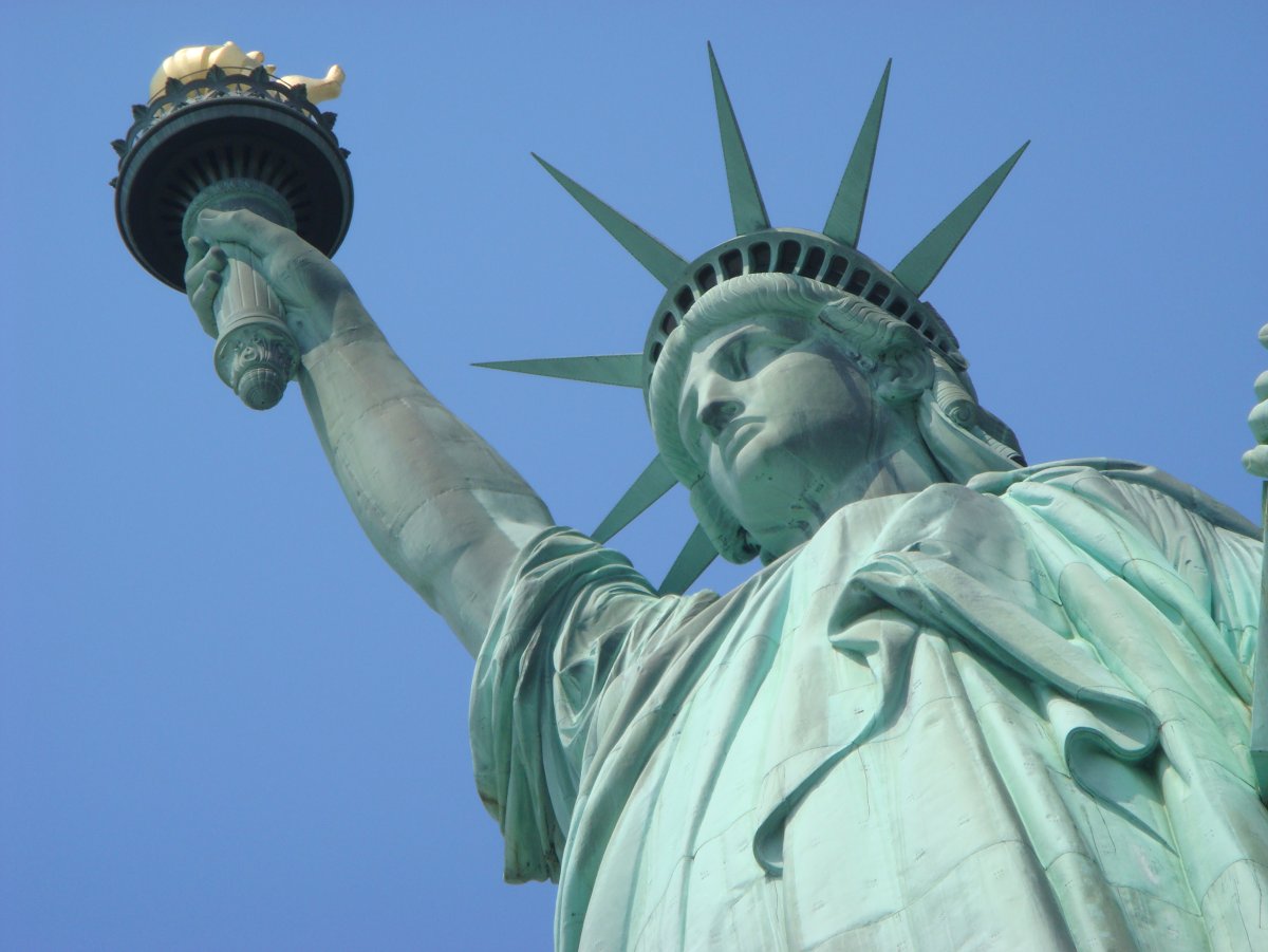 США Нью-Йорк статуя свободы