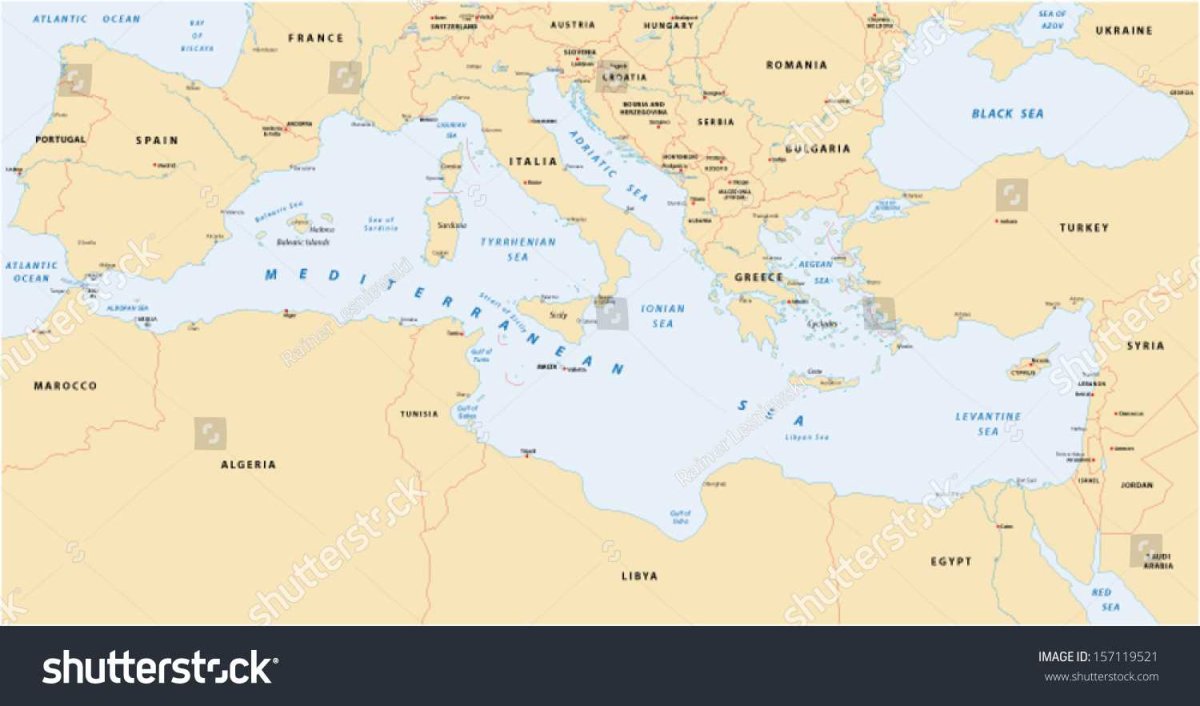 Адриатическое и Средиземное море