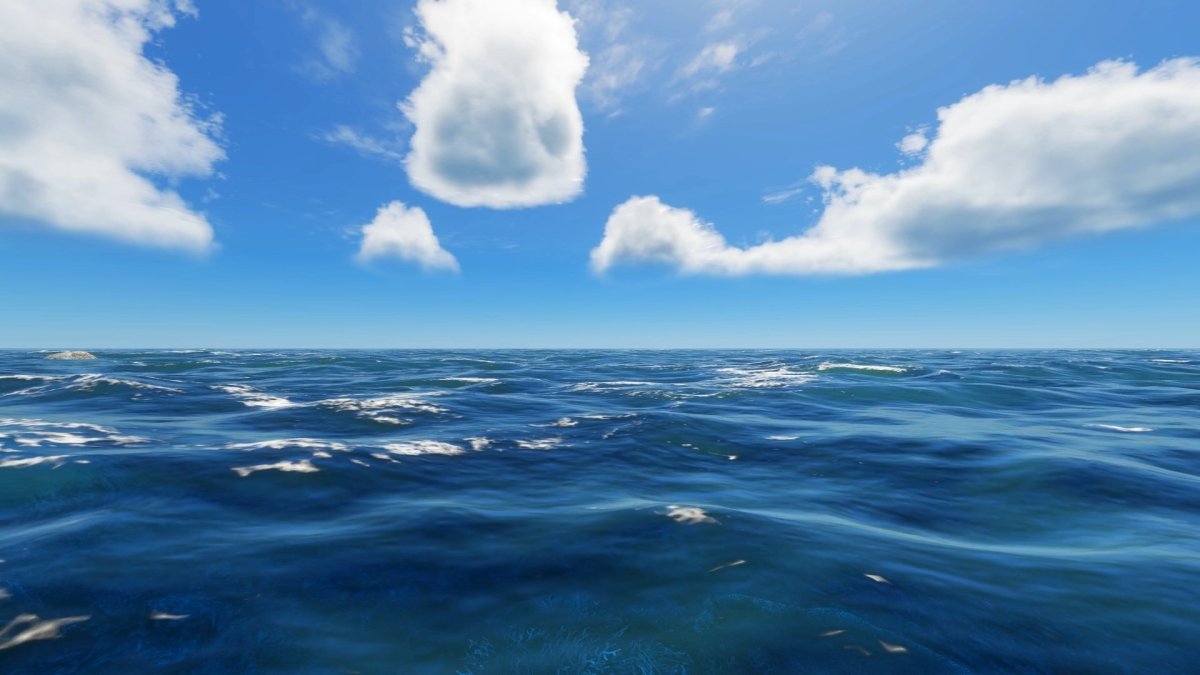 Небо море земля