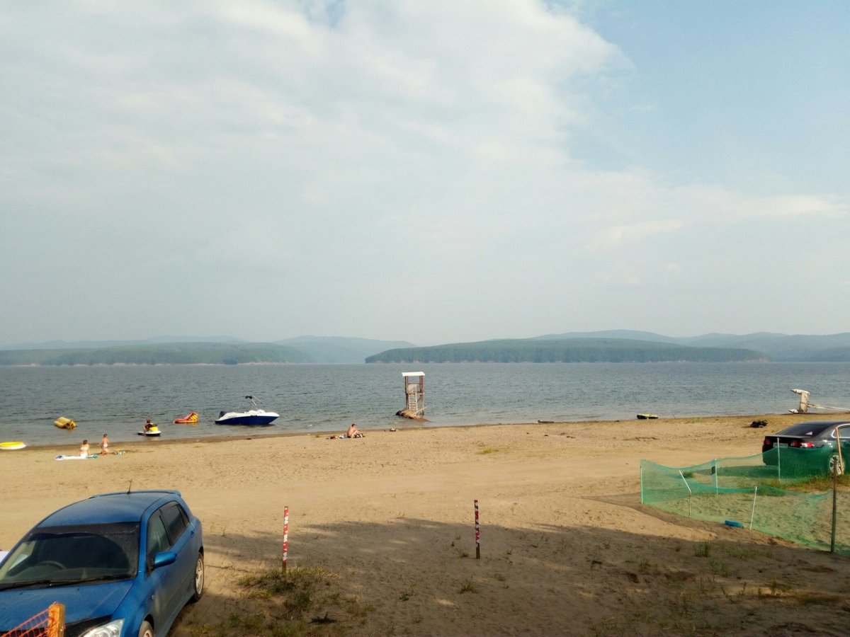 Красноярское водохранилище Даурское