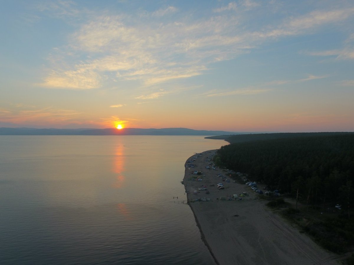 Анашенский пляж Красноярское море