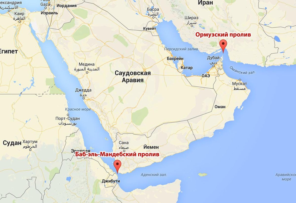 Баб-Эль-Мандебский пролив и красное море