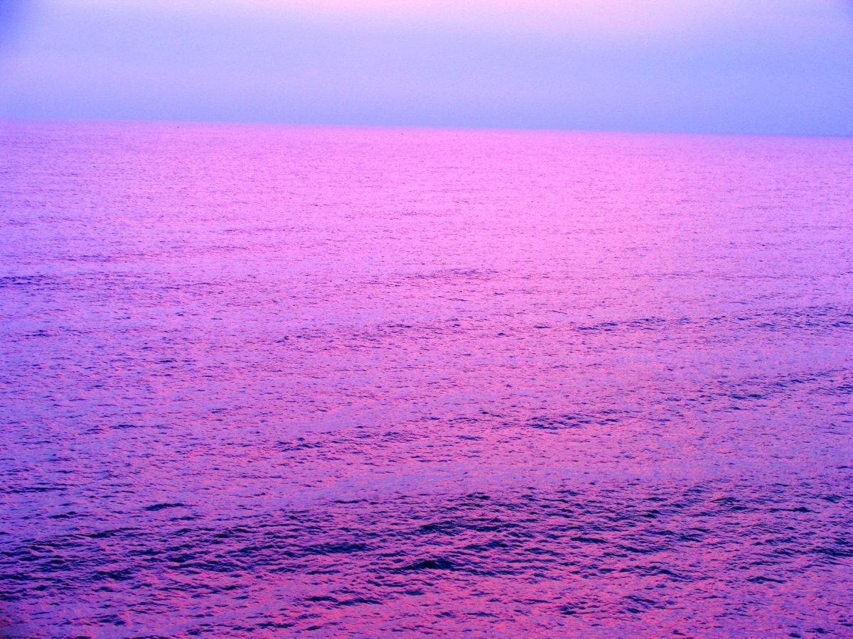Фиолетовое море