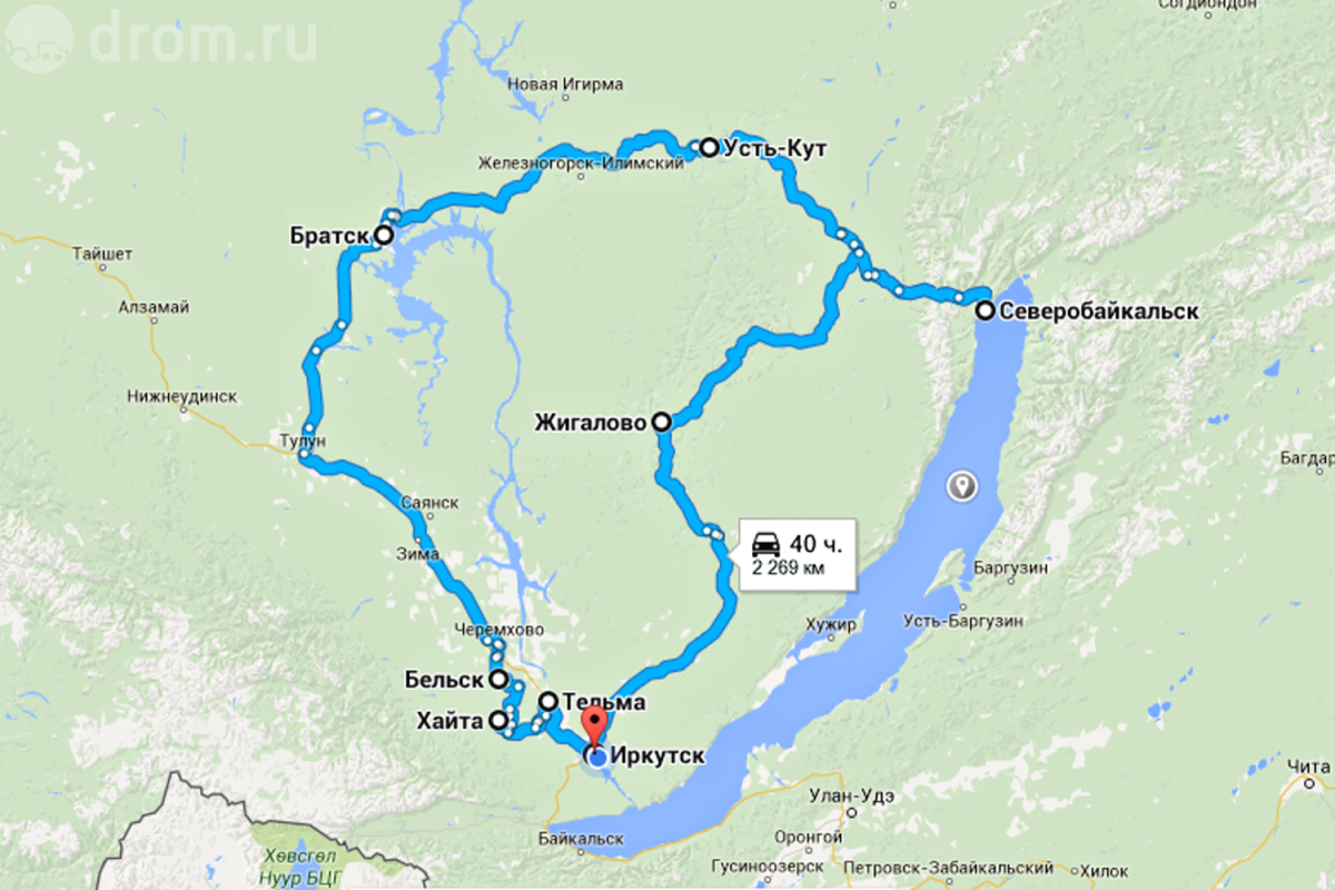 Усть-Кут Иркутск на карте