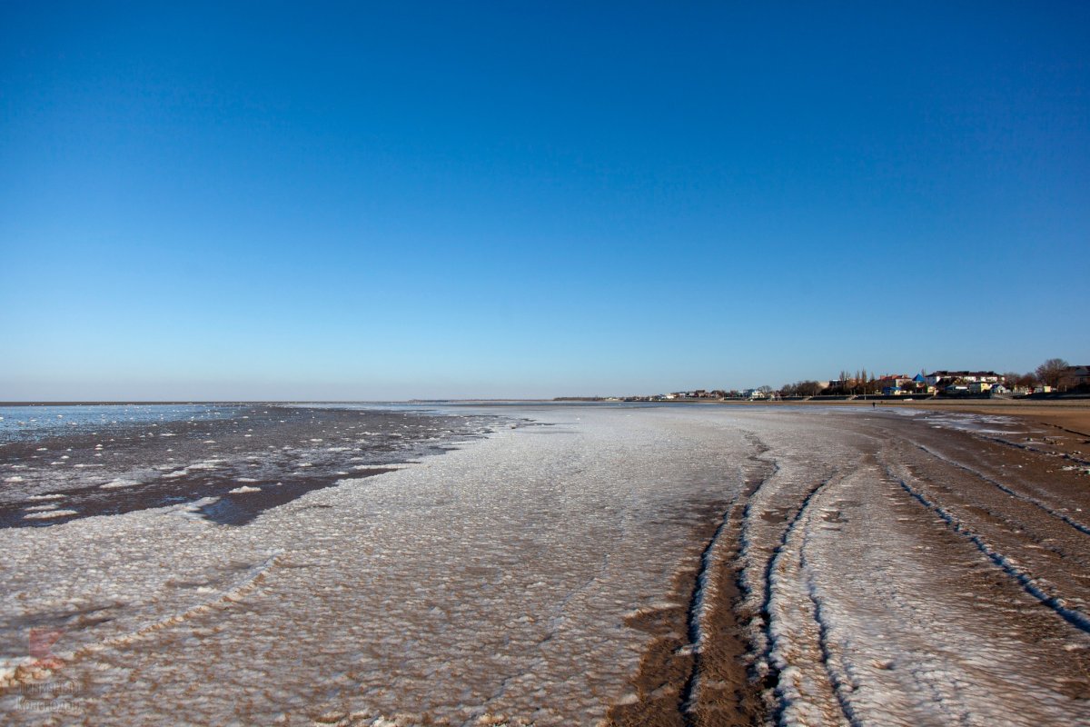 Приморско Ахтарск отлив Азовского моря