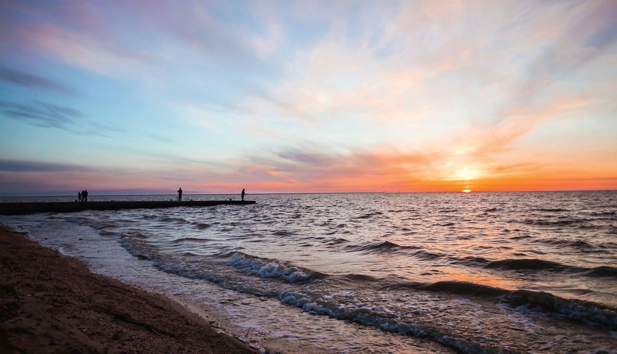 Пляж Приморско Ахтарск Азовское море