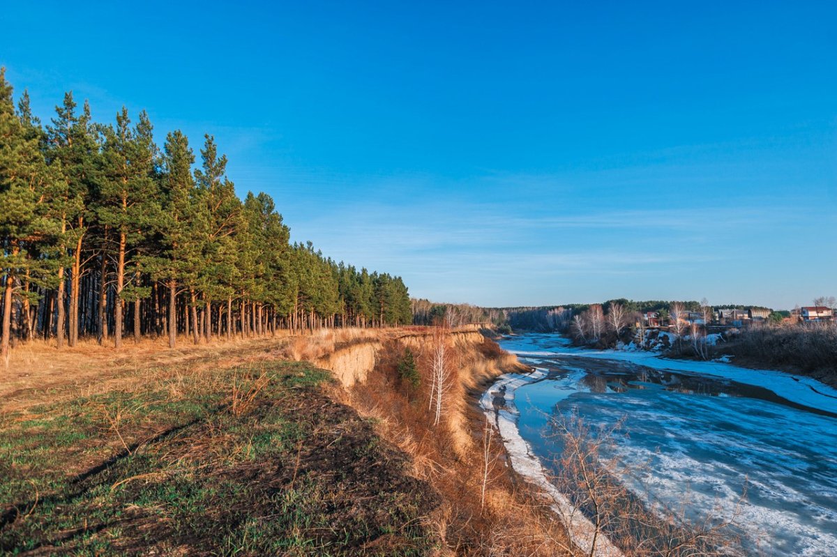 Река Обь Бердск