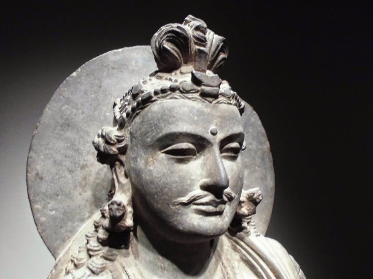 Gandhara Buddha head