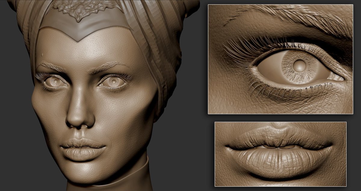 3d скульптинг в Zbrush