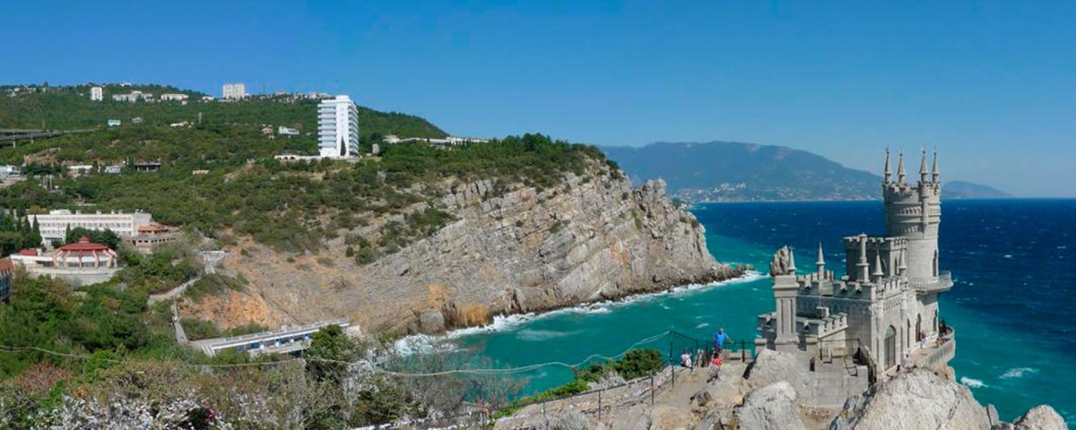 Гаспра панорама панорама Крым