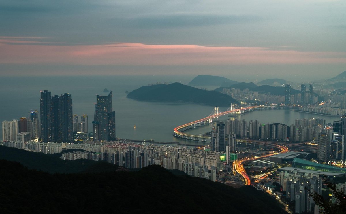 Busan Korea горы