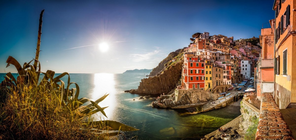 Cinque Terre Италия панорама