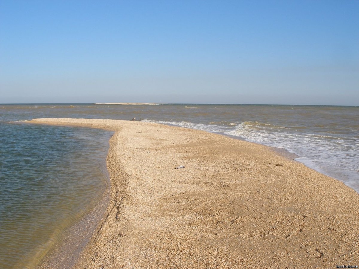 Песчаная коса Азовское море