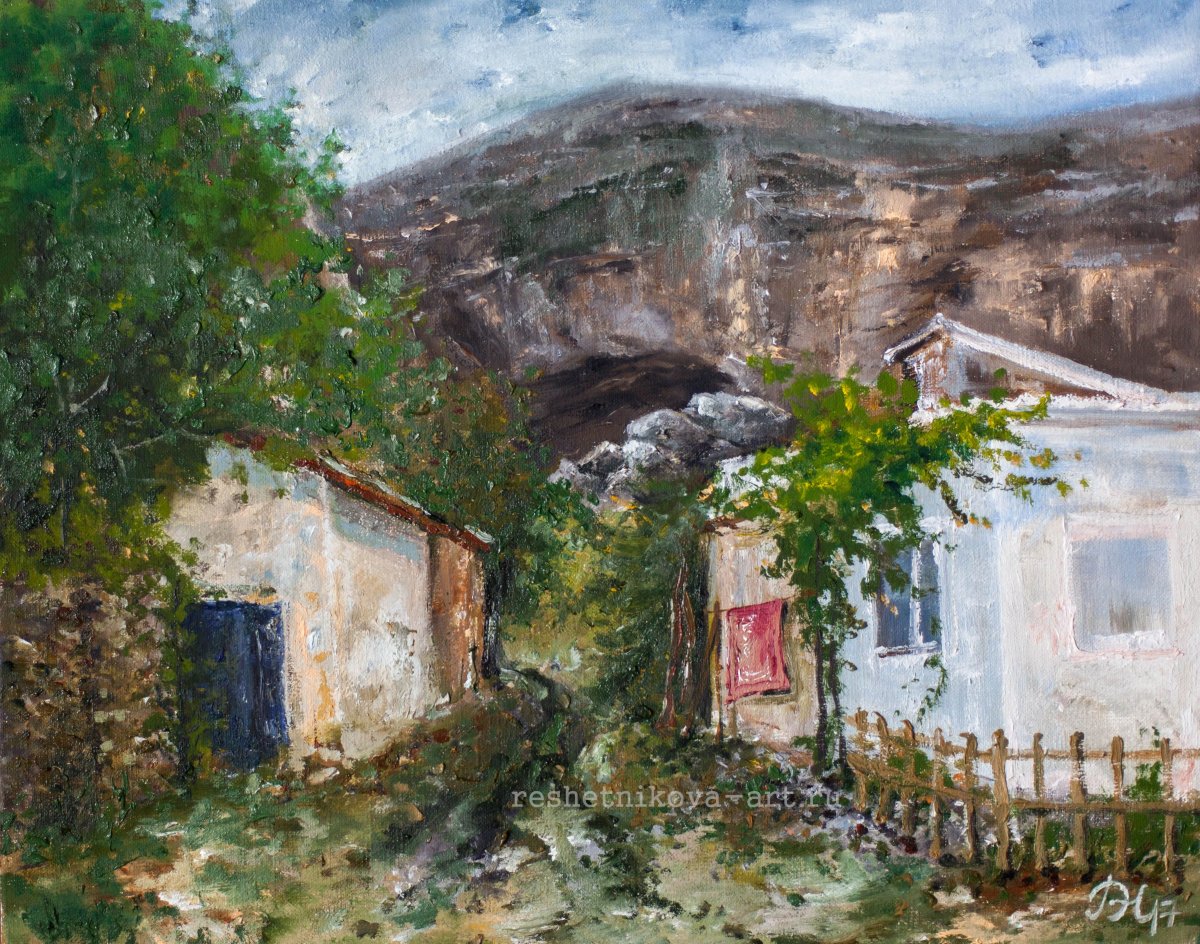 Пейзажи Крыма картины художников Бахчисарай
