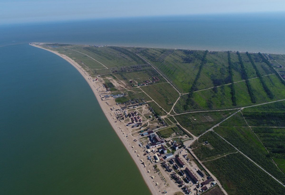 Должанская коса Азовское море казачий берег