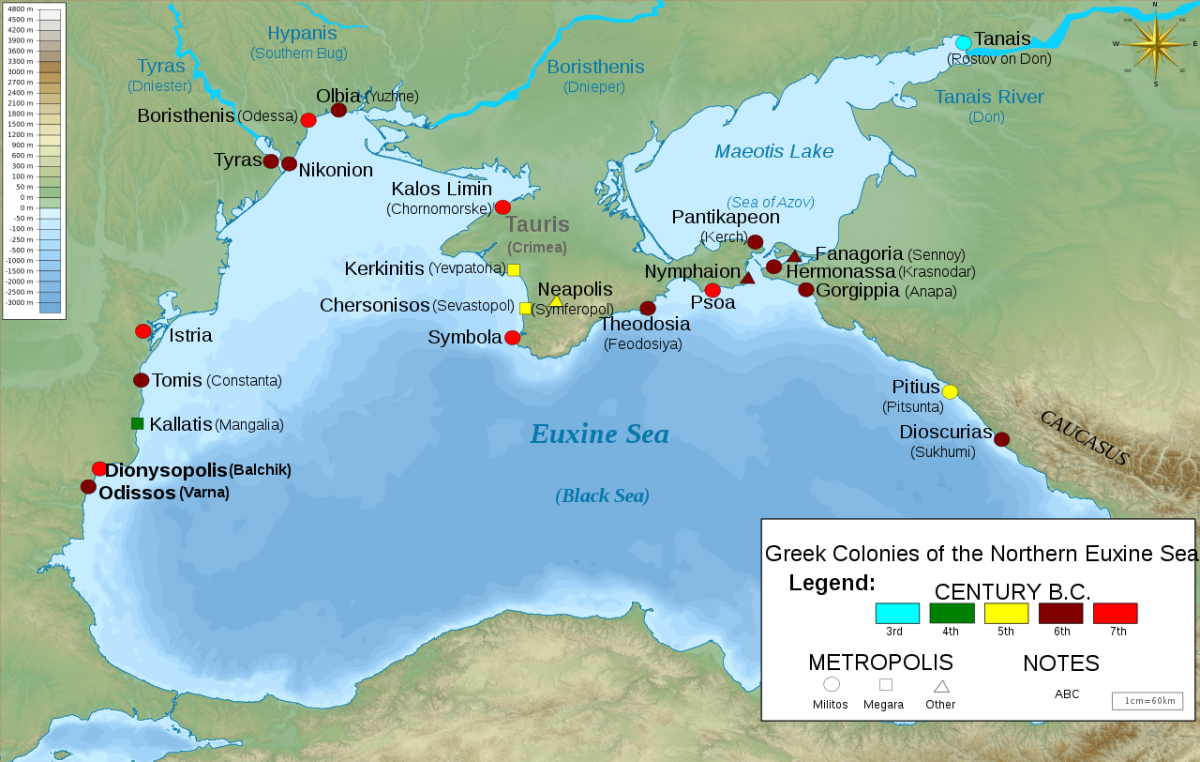 Греческие колонии на черном море
