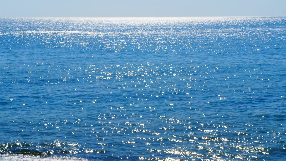 Искрящееся море