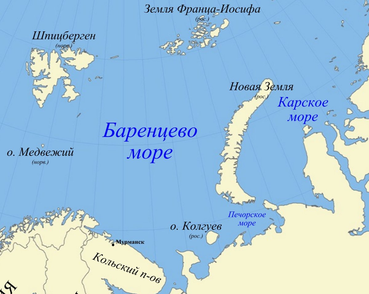 Остров Медвежий Баренцево море
