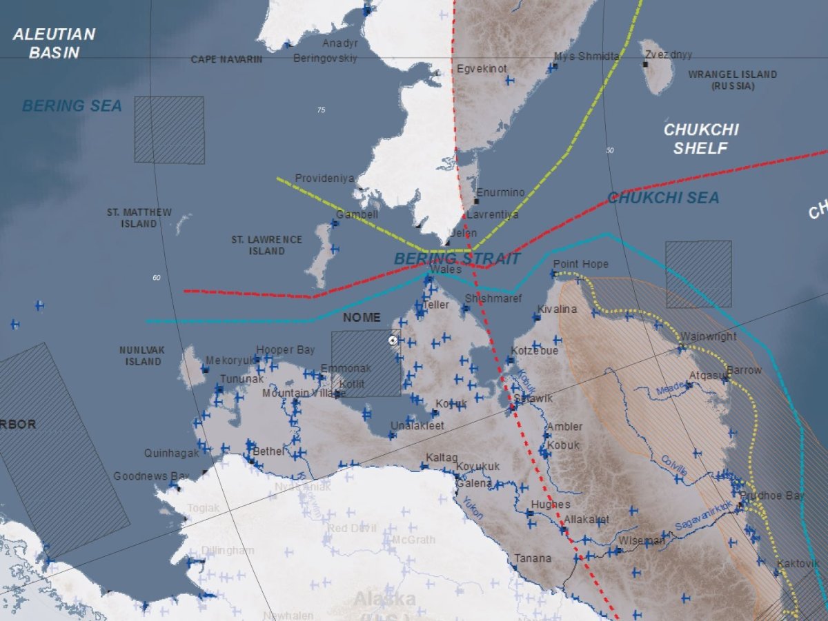 Берингов пролив морские пути