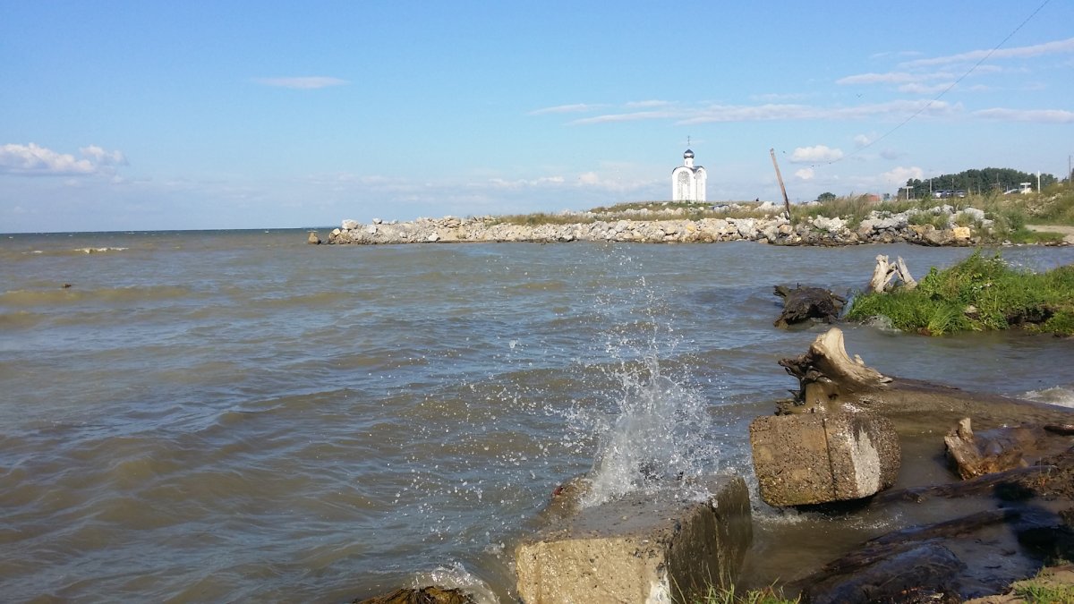 Обское море Бердск острова