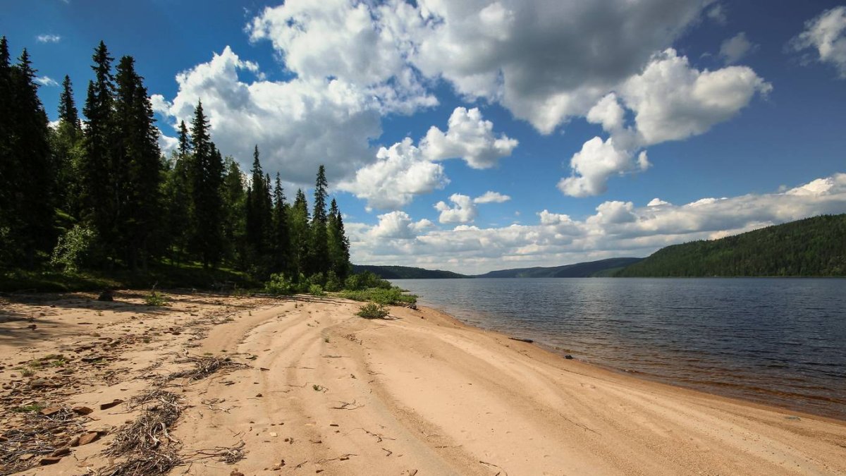 Карелия пляж Ладога