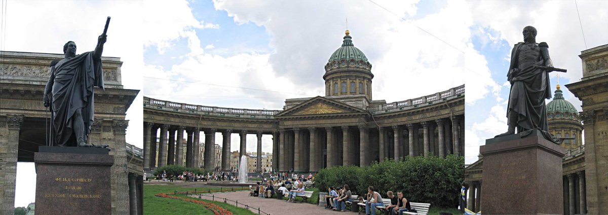 Памятник Кутузову и Барклаю де Толли у Казанского собора