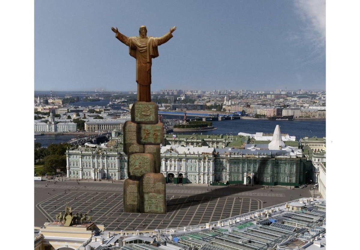 Скульптура Христа Церетели