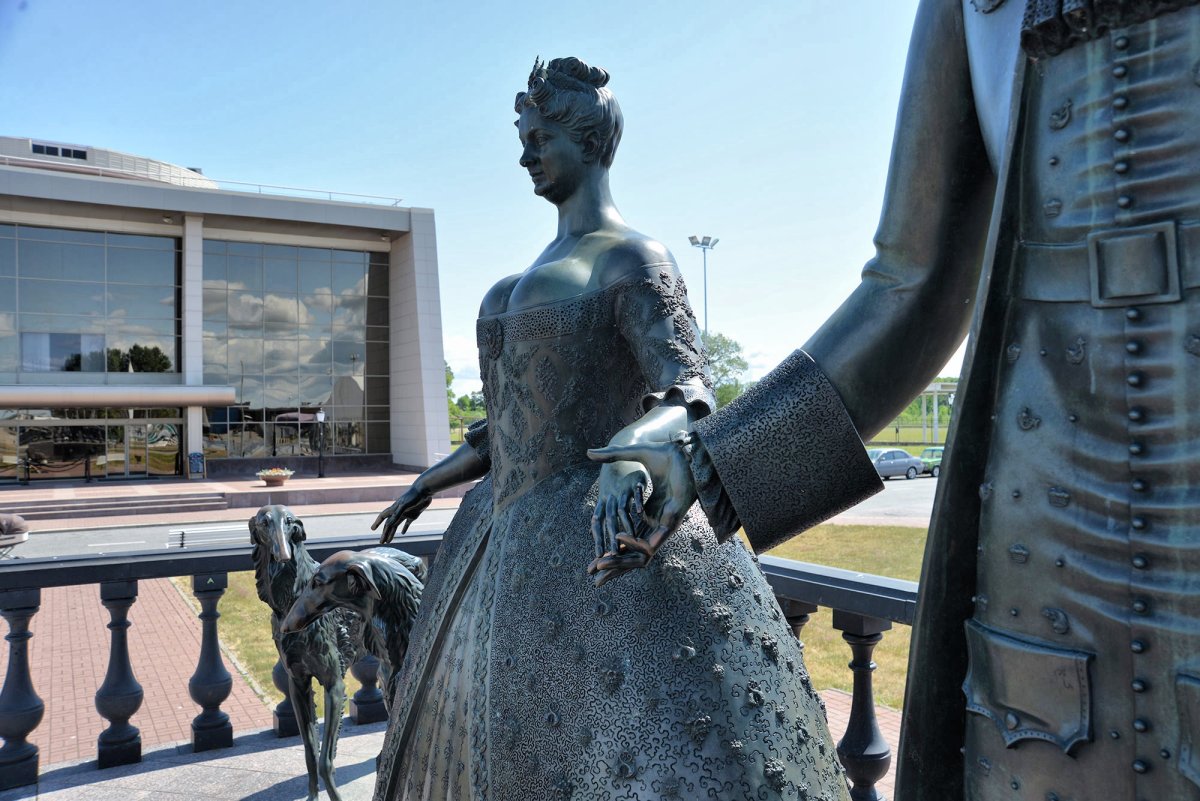 Цербст памятник Екатерине Великой