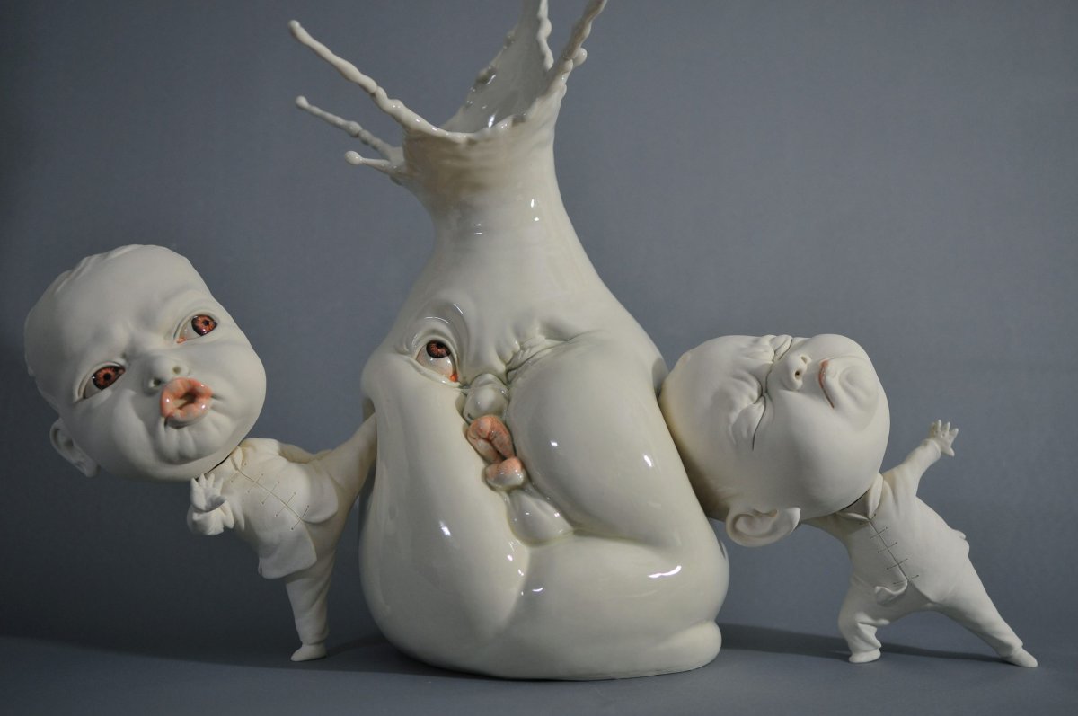 Керамические скульптуры Johnson Tsang