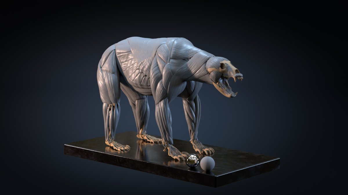 Lazy Dog Studio Statue