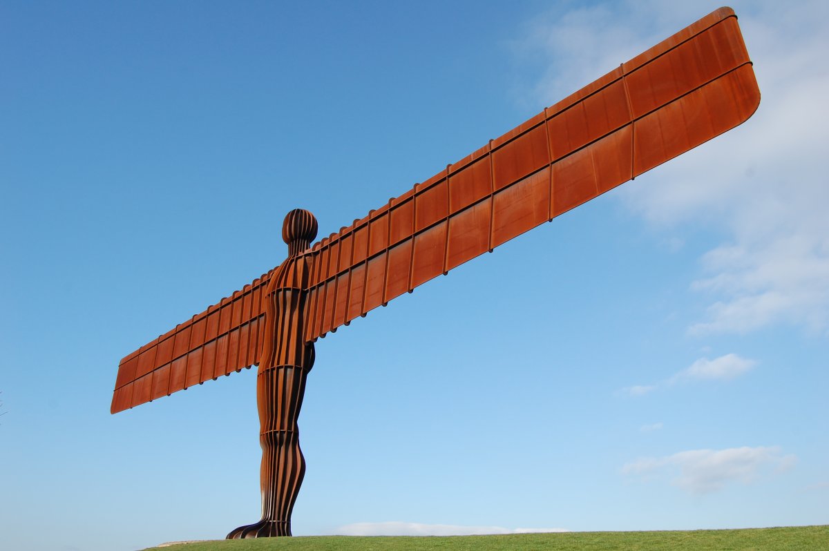 Angel of the North Sculpture wearing a Shirt