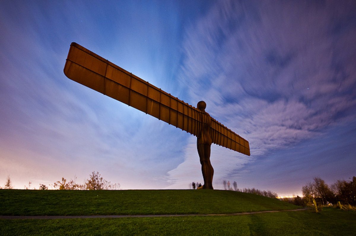 Angel of the North Sculpture wearing a Shirt