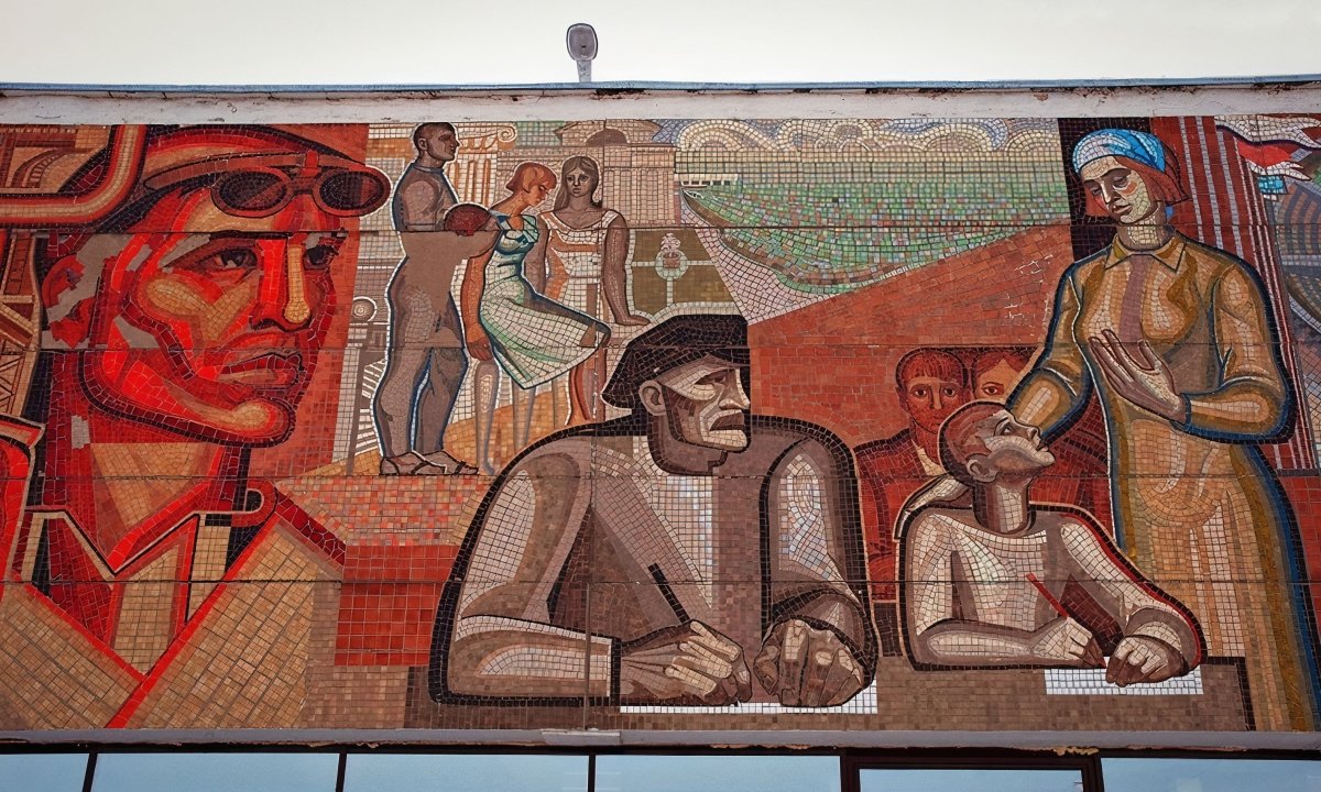 Дом профсоюзов Самара мозаика