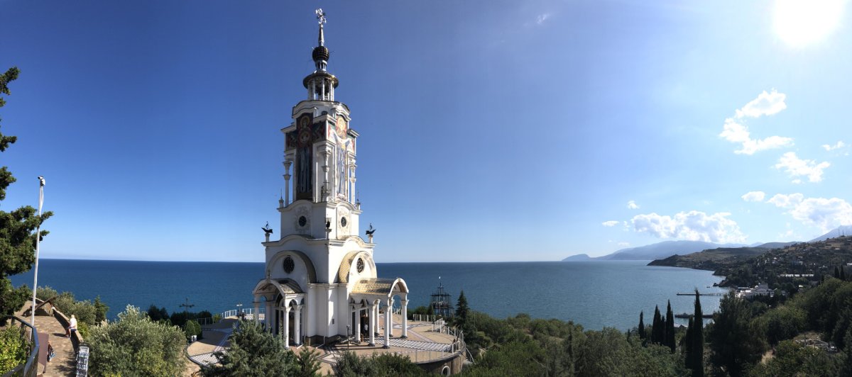 Чертеж храм-Маяк Николая Чудотворца в Малореченском