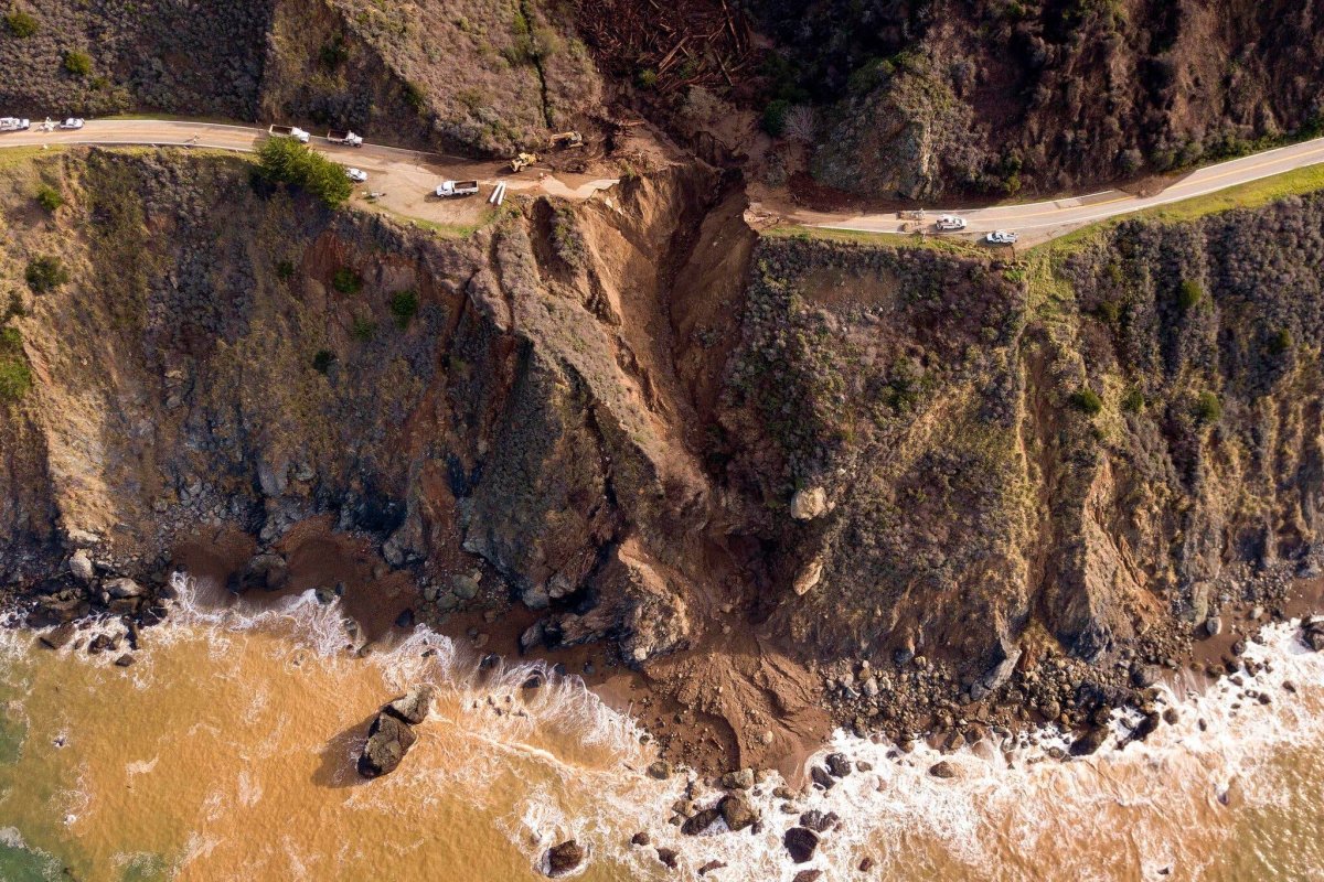 California’s Highway 1 near big sur reopens after Collapse