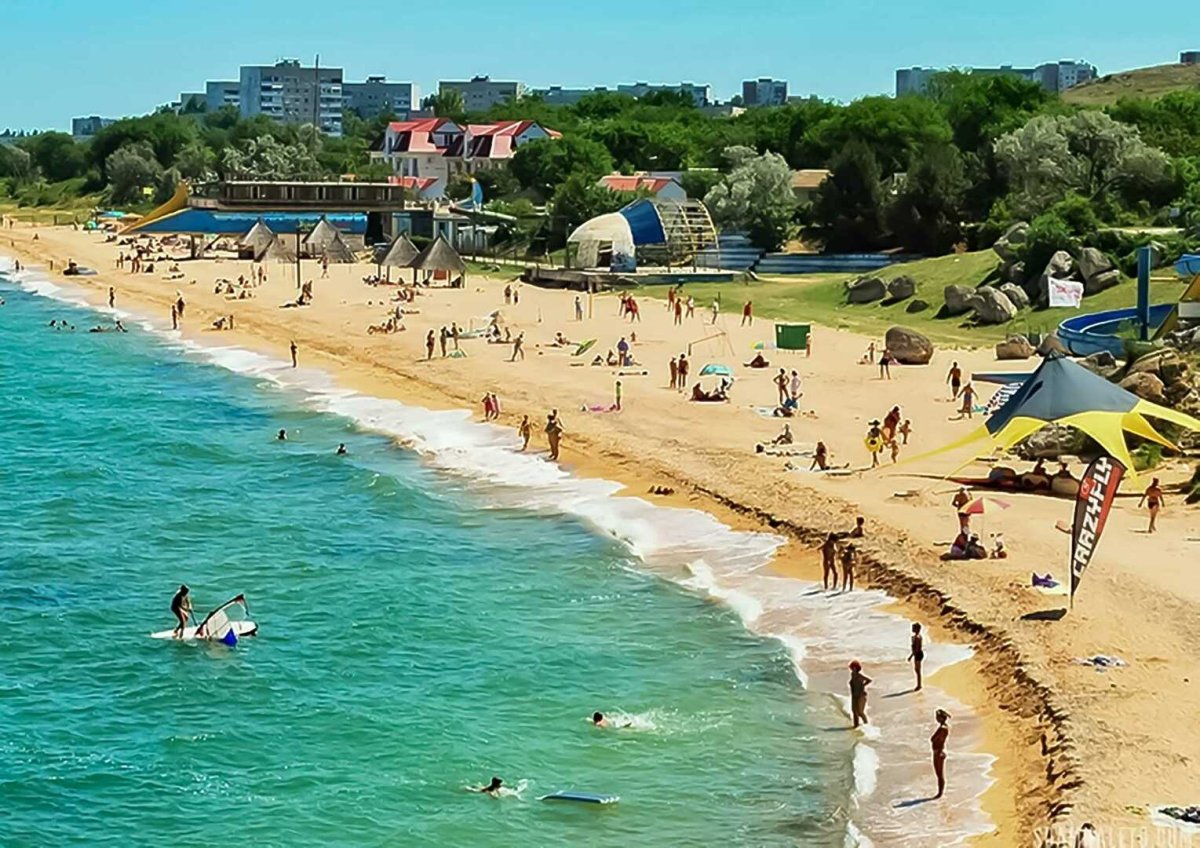 Крым Азовское море Щелкино