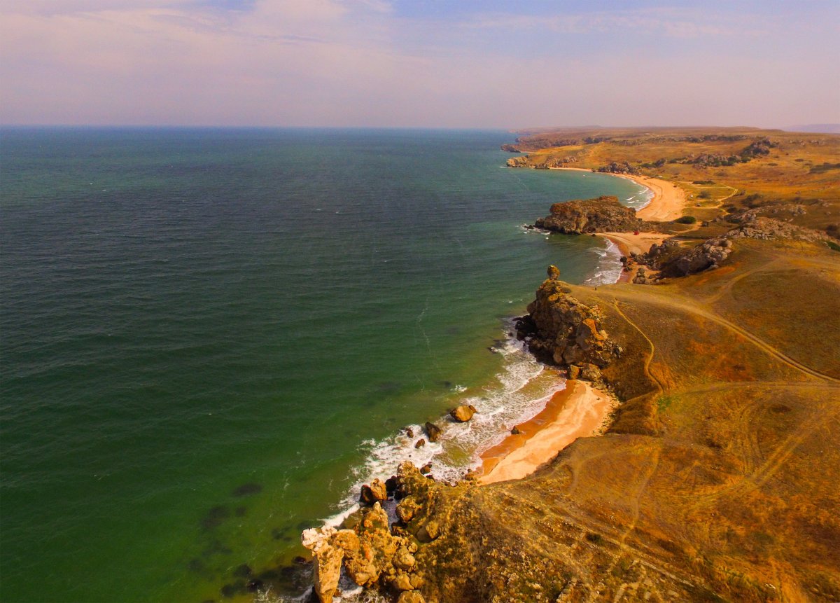 Керчь Азовское море Генеральские пляжи