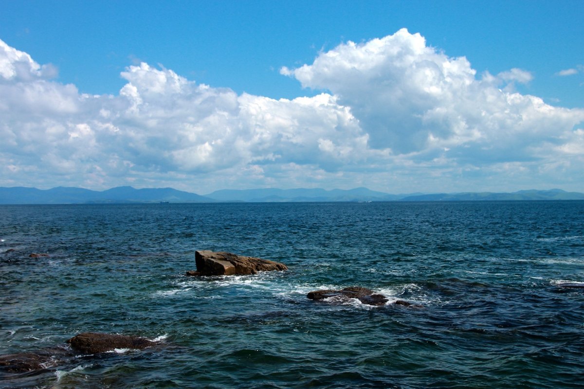 Мыс Марекан Охотское море