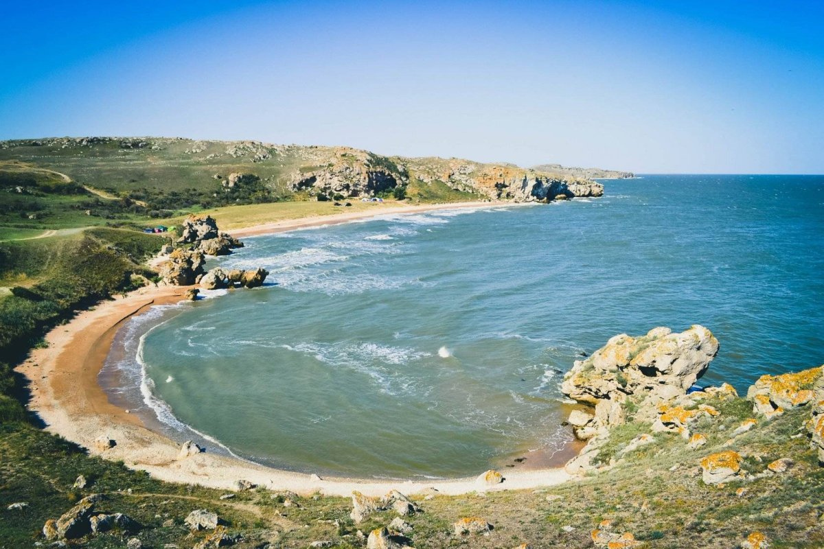 Крым Азовское море Генеральские пляжи