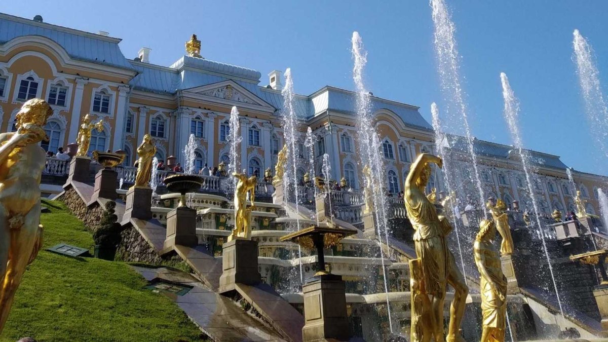 Фонтаны Санкт-Петербурга Петергоф