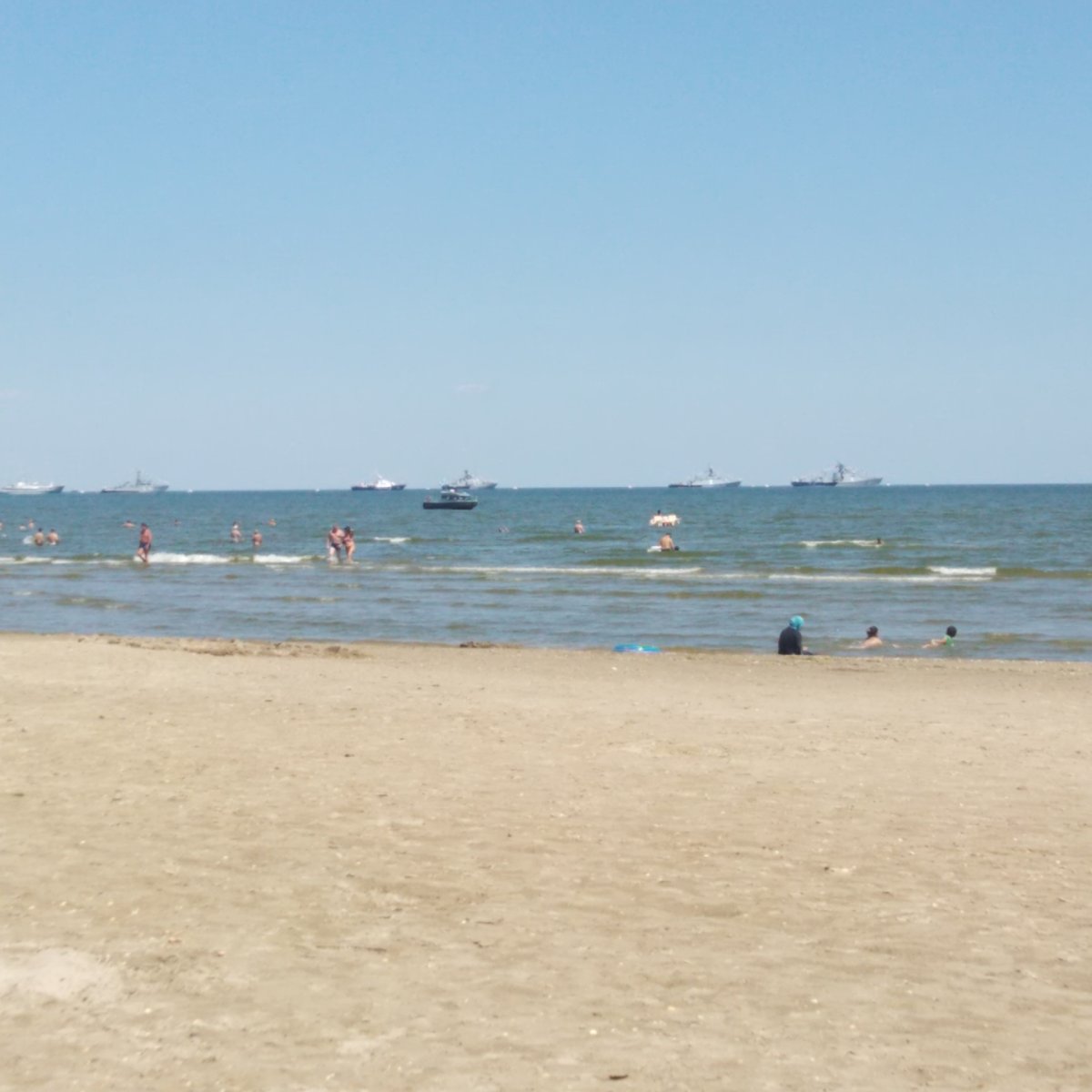 Каспийское море пляж