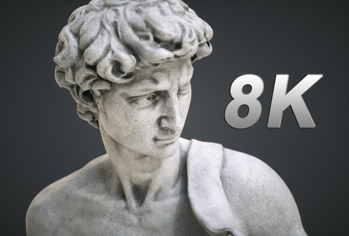 Статуя Давида Микеланджело 3d