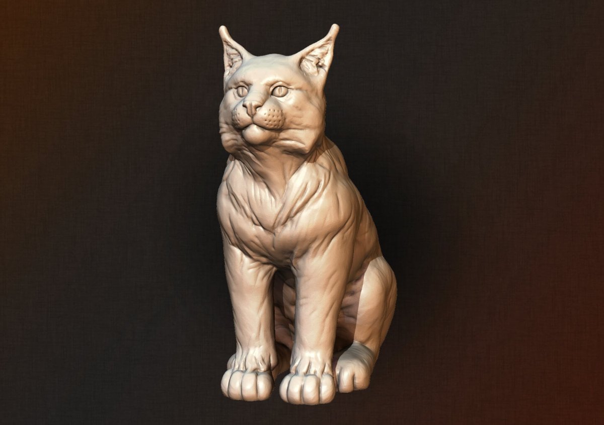 Рысь 3d модель