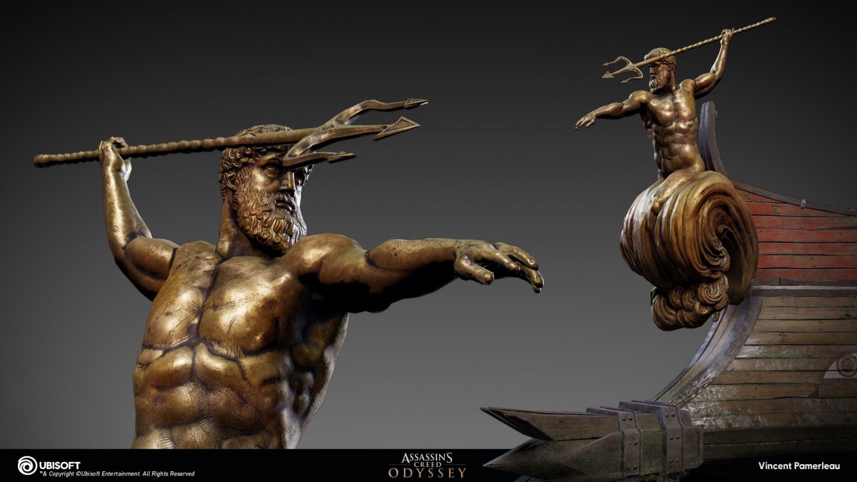 Assassin's Creed Odyssey статуи