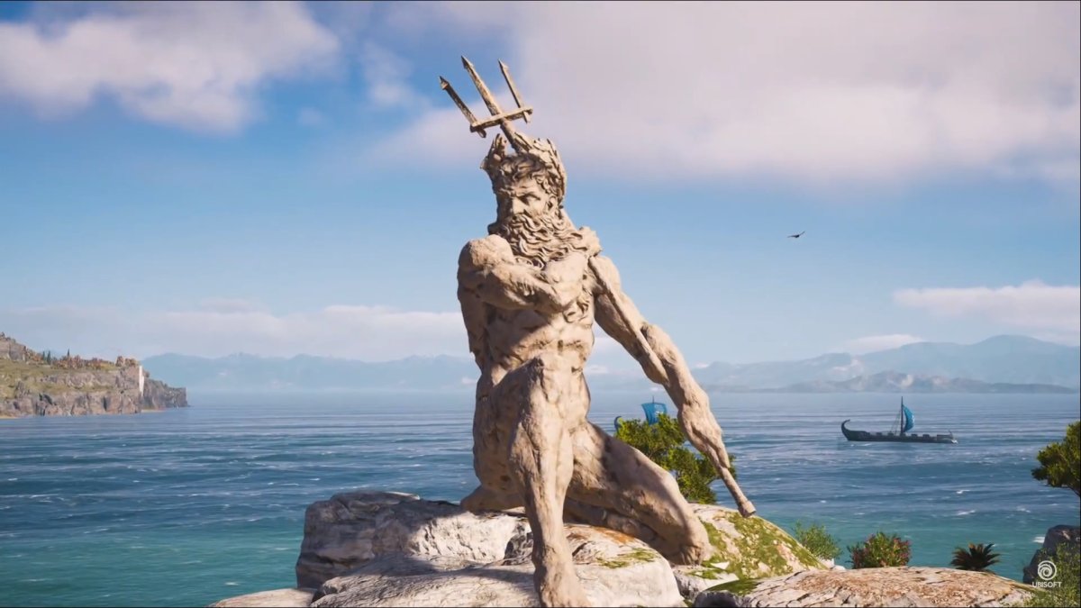 Assassins Creed Odyssey Греция статуи